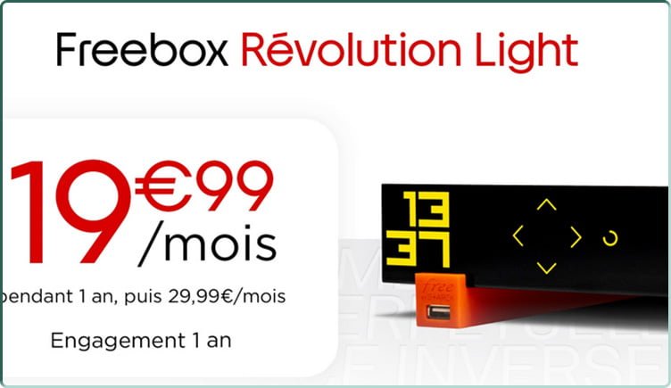 La Freebox Révolution Light Est En Promotion Sur Veepee Actus Free 8698